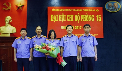 Chi bộ Phòng 15 - Đảng bộ Viện KSND thành phố Hà Nội tổ chức thành công...